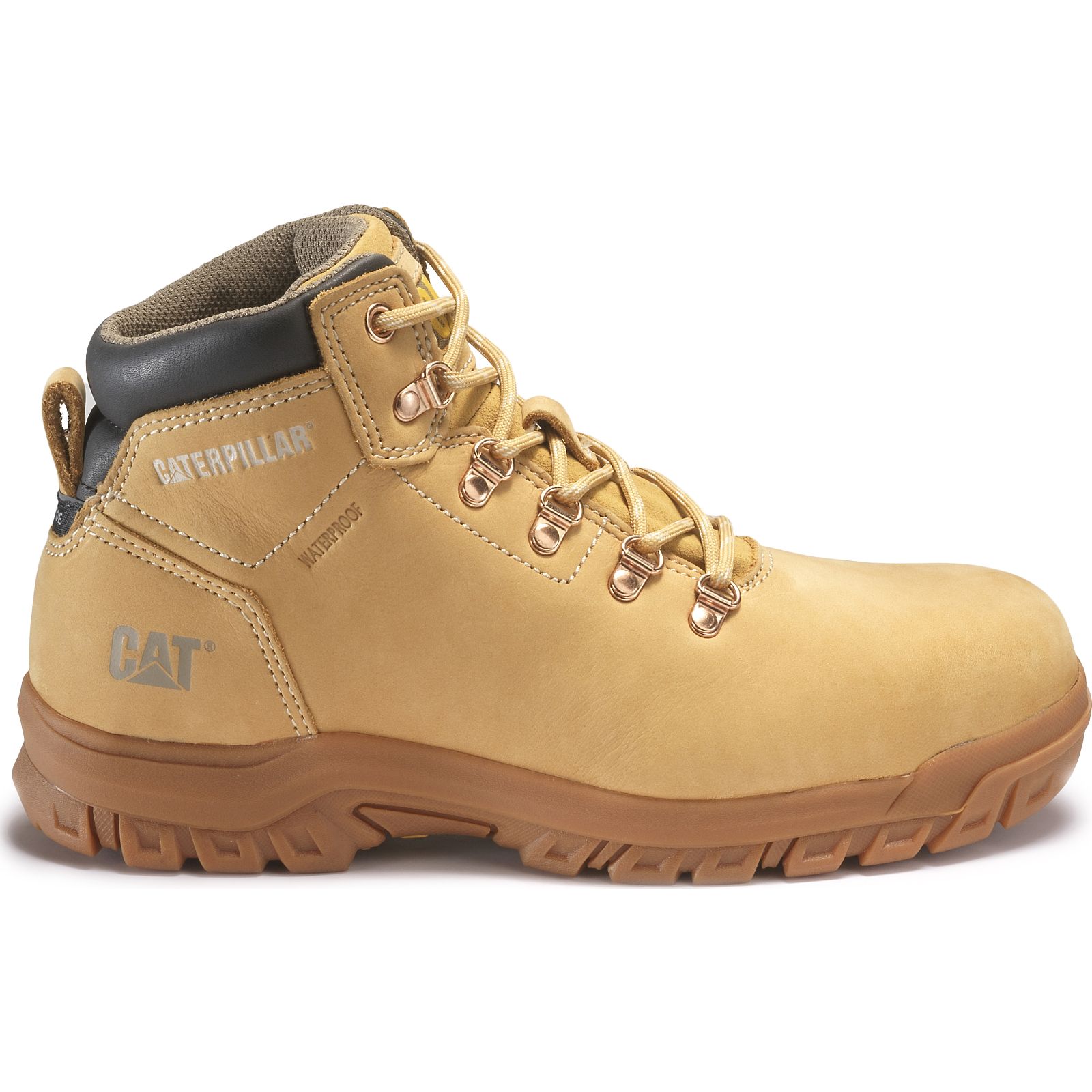 Caterpillar Mae Steel Toe S3 Hro Wr Sra - Womens Work Boots - Orange - NZ (730AMKYOT)